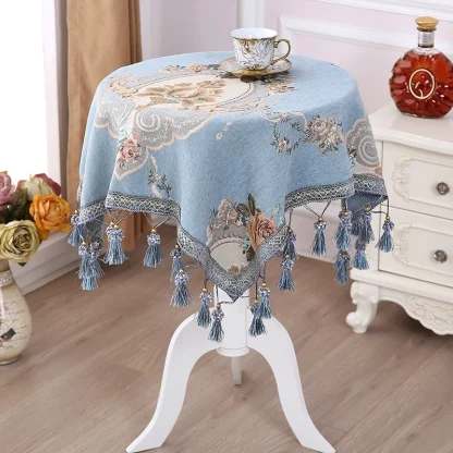 Round Tassels Table Cloths - Image 5