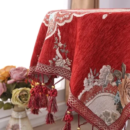 Round Tassels Table Cloths - Image 4