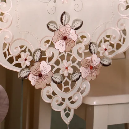Floral Tassel Table Runner - Image 4