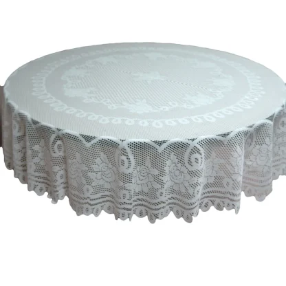 See-through Floral Table Cloth - Image 5