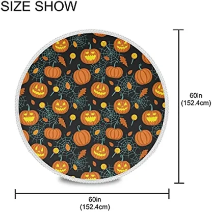 Halloween Round Table Cloth - Image 6