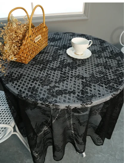 See-through Lace Table Cloth - Image 4