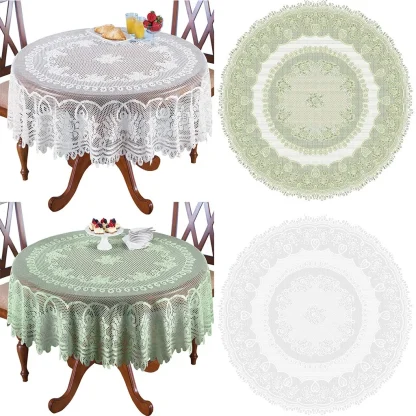 See-through Floral Table Cloth - Image 7