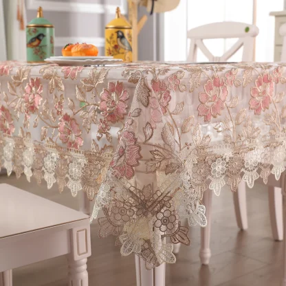 Rectangular Sheer Table Cloth - Image 2