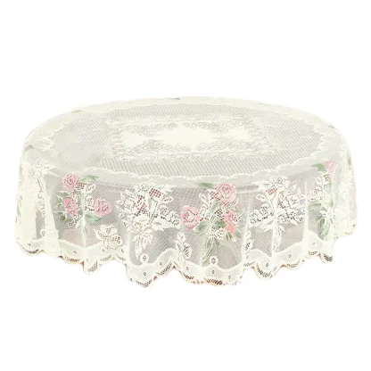 See-through Floral Table Cloth - Image 6