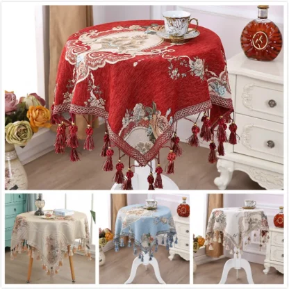 Round Tassels Table Cloths - Image 2