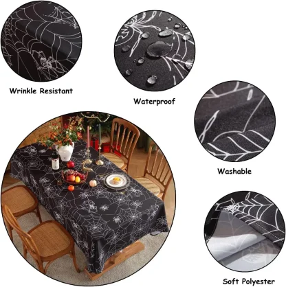 Cobweb Pattern Table Cloth - Image 5