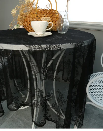 See-through Lace Table Cloth - Image 3