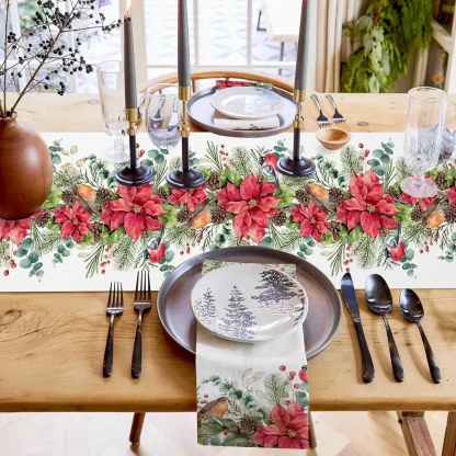 Christmas Floral Table Runners - Image 4