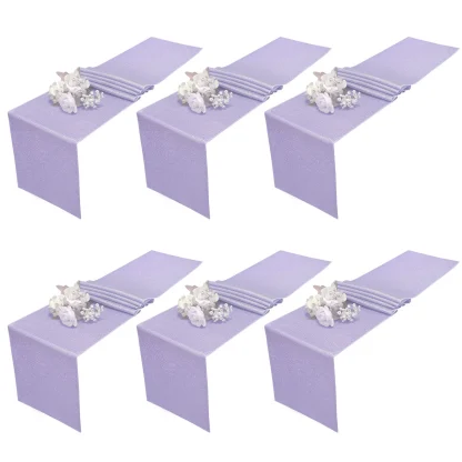 Plain Sparkly Table Runners - Image 2