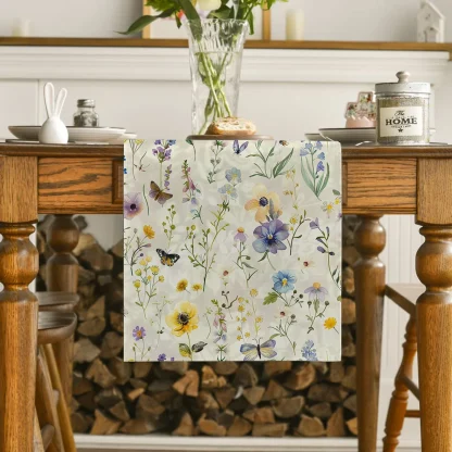 Floral Print Table Runner - Image 2