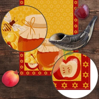 Printed Rectangular Table Runner - Image 4