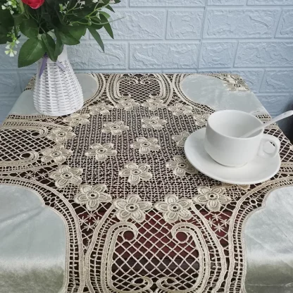 Creative Square Lace Table Cloth - Image 2