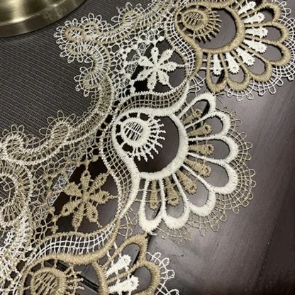 Elegant Floral Table Runner - Image 5