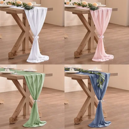 Solid Color Thin Table Runners - Image 6