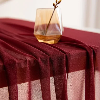 Soft Solid Color Table Runner - Image 6