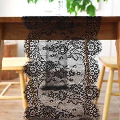 See-through Lace Table Runner - Image 4