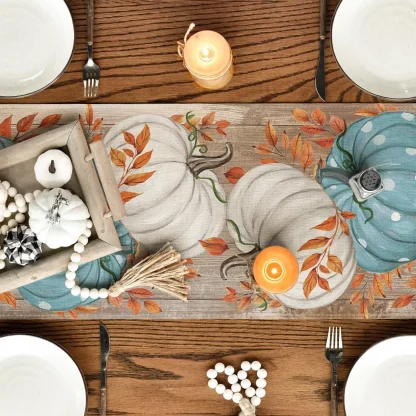 Printed Pumpkins Table Runners - Image 5