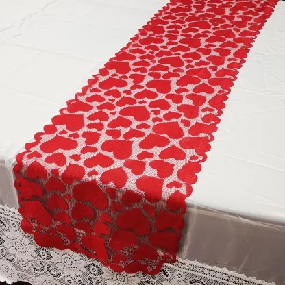 See-through Heart Table Runner