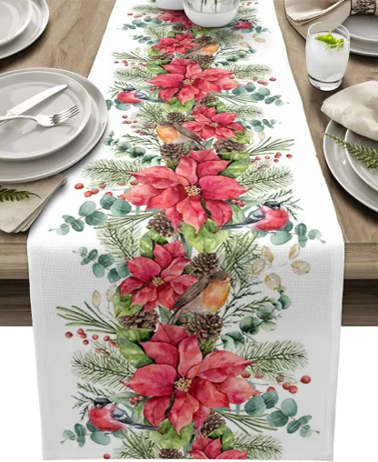 Christmas Floral Table Runners - Image 2