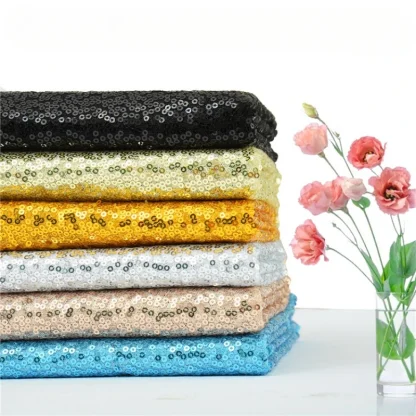 Sequin Solid Color Table Runners - Image 2