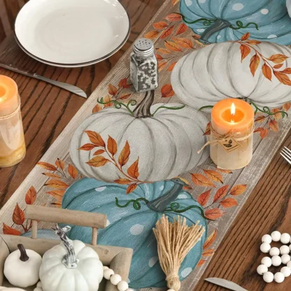 Printed Pumpkins Table Runners - Image 4