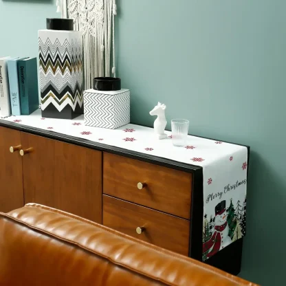 Snowman Print Table Runner - Image 3