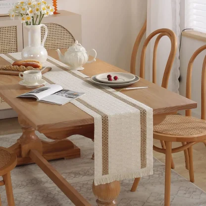 Boho-style Tassels Table Runner - Image 2