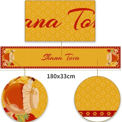 Printed Rectangular Table Runner - Image 5