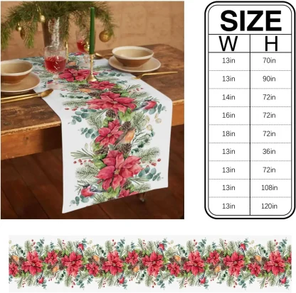 Christmas Floral Table Runners - Image 6
