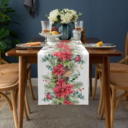 Christmas Floral Table Runners - Image 3