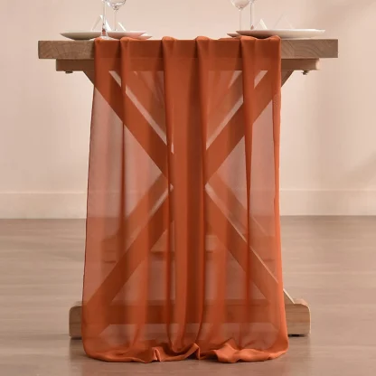 Solid Color Thin Table Runners