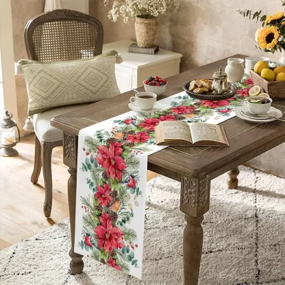 Christmas Floral Table Runners