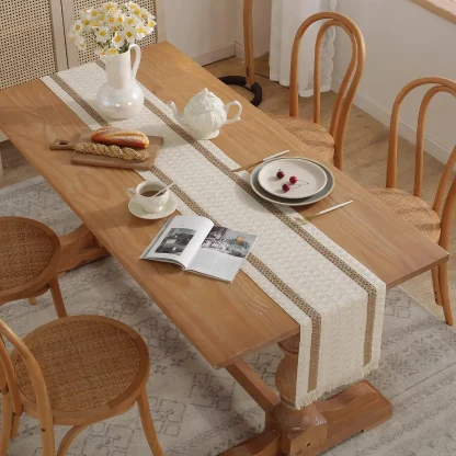 Boho-style Tassels Table Runner - Image 4