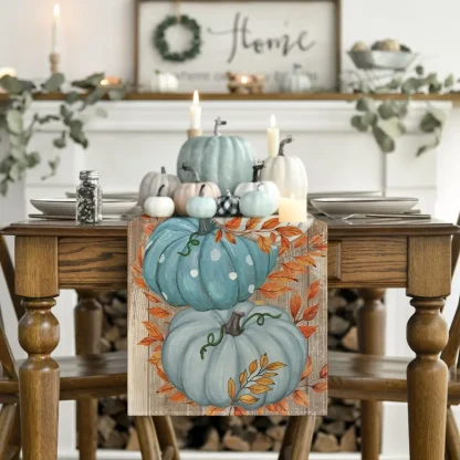 Printed Pumpkins Table Runners - Image 3