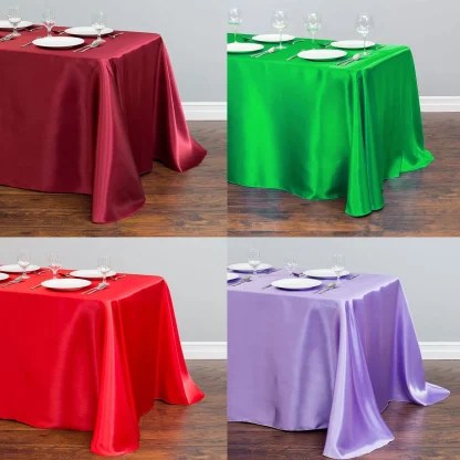 Shiny Plain Color Table Cloths - Image 5