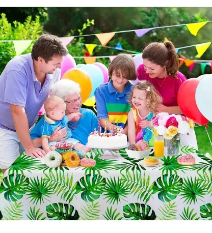 Tropical Print Table Cloth - Image 3