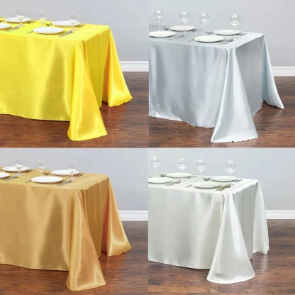 Shiny Plain Color Table Cloths - Image 4