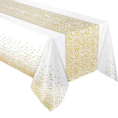 Polka Dot Waterproof Table Cloths - Image 2