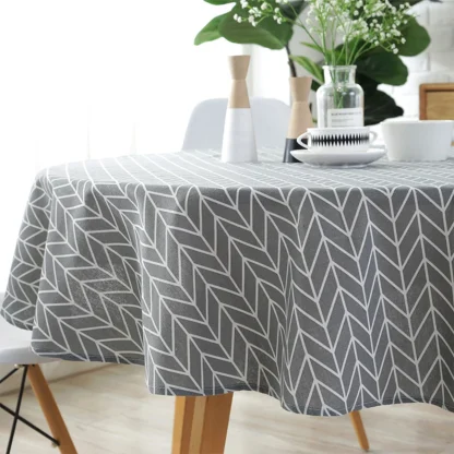 Printed Round Table Cloths - Image 3