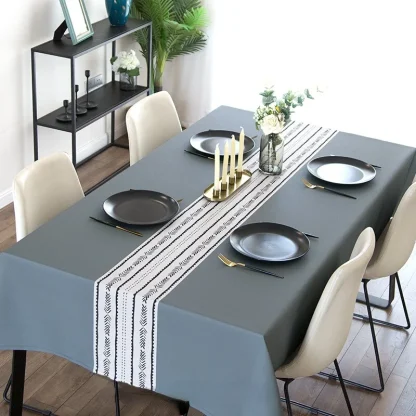 Printed Runner Rectangular Table Cloth - Image 3