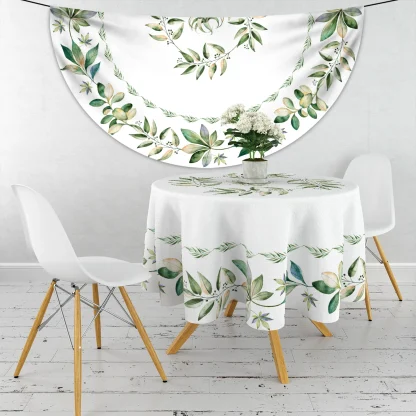 Floral Print Round Table Cloths - Image 4