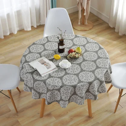 Printed Round Table Cloths - Image 5