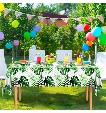 Tropical Print Table Cloth - Image 4