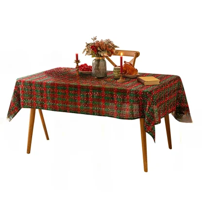 Festive Snowflake Table Cloth