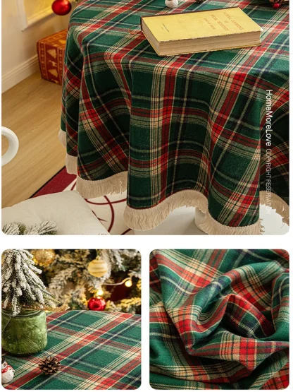 Tassel Plaid Holiday Cover - Image 7