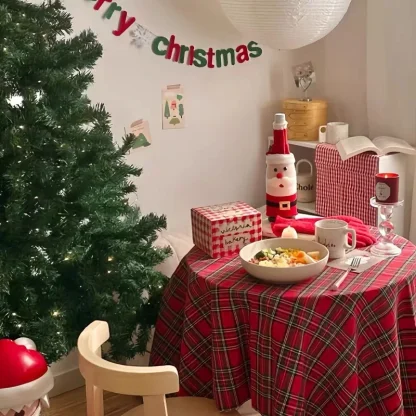 Round Holiday Table Cover - Image 9
