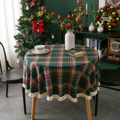 Tassel Christmas Table Cover