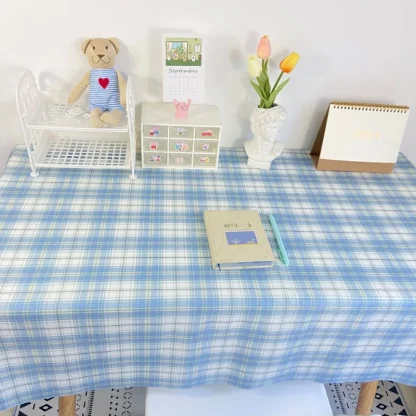 Fresh Plaid Desk Cover - Image 3