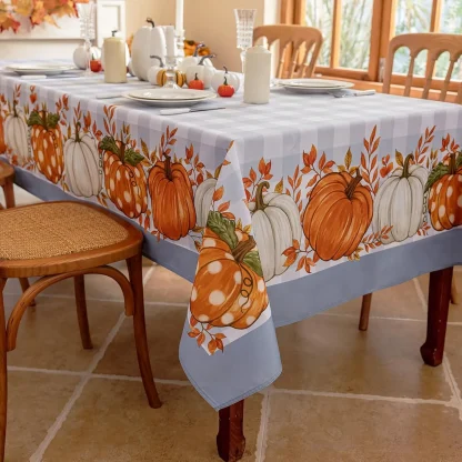 Pumpkin Harvest Table Cloth - Image 5